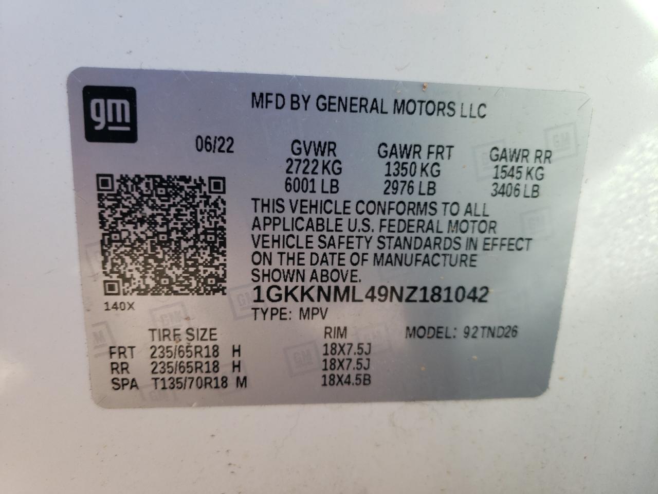 2022 GMC Acadia - Image 14