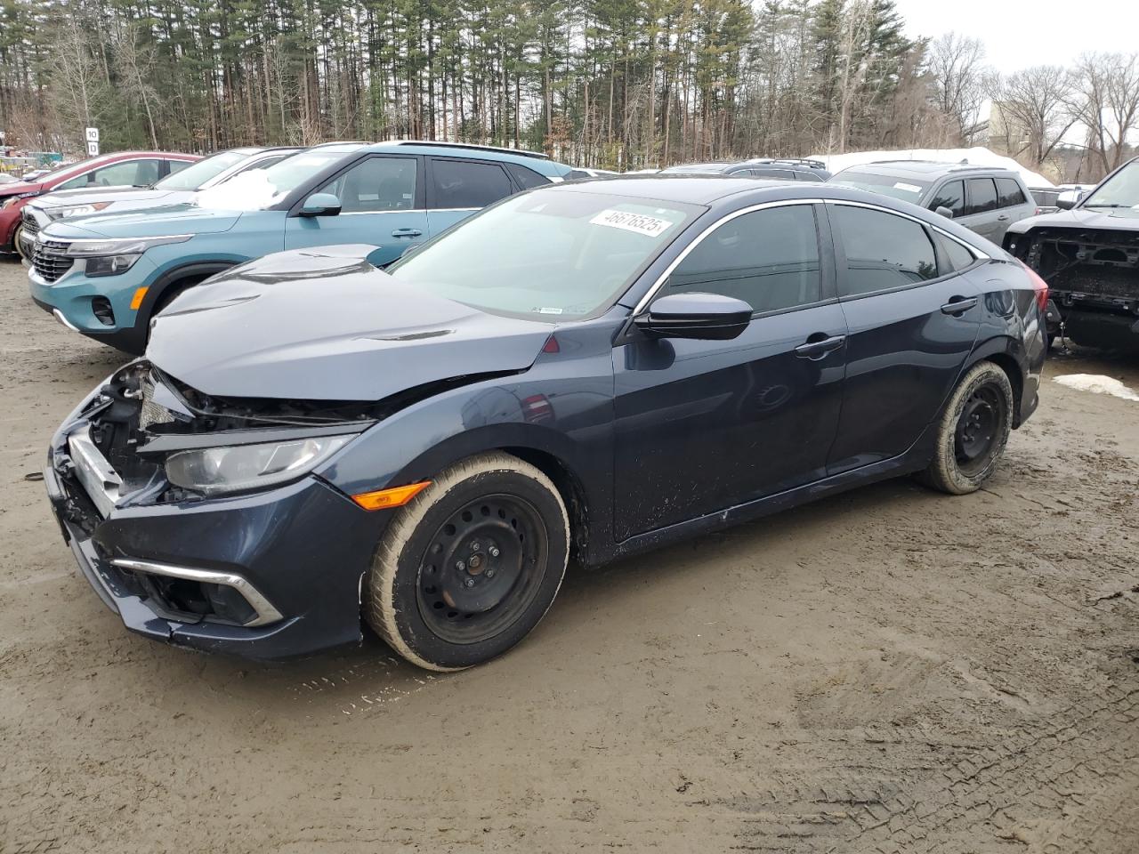 2019 Honda Civic Lx للبيع في North Billerica، MA - Front End