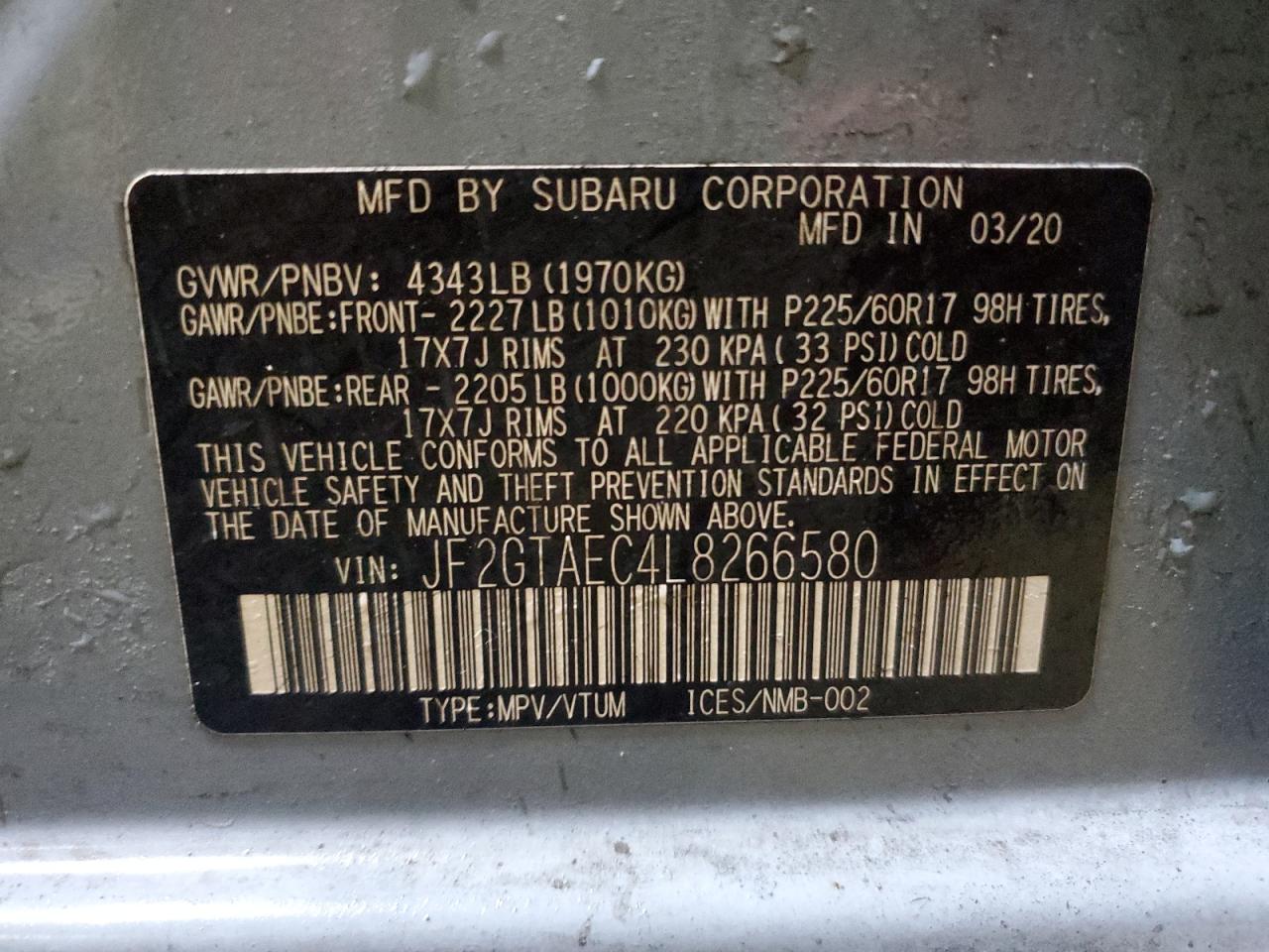 2020 Subaru XV - Image 13