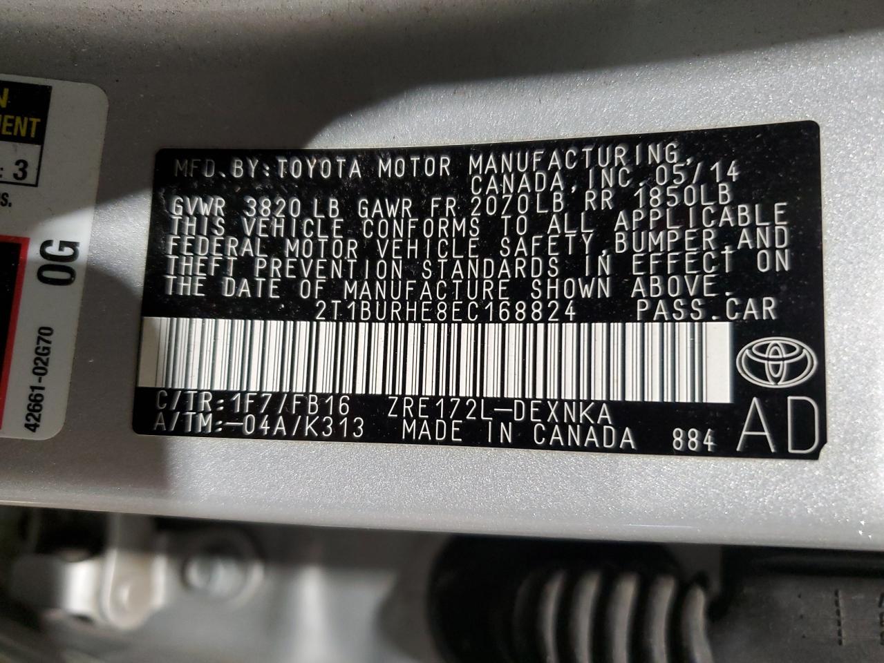 2014 Toyota Corolla - Image 12