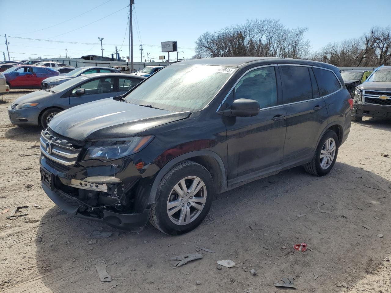 2016 Honda Pilot Lx for Sale in Oklahoma City, OK - Front End