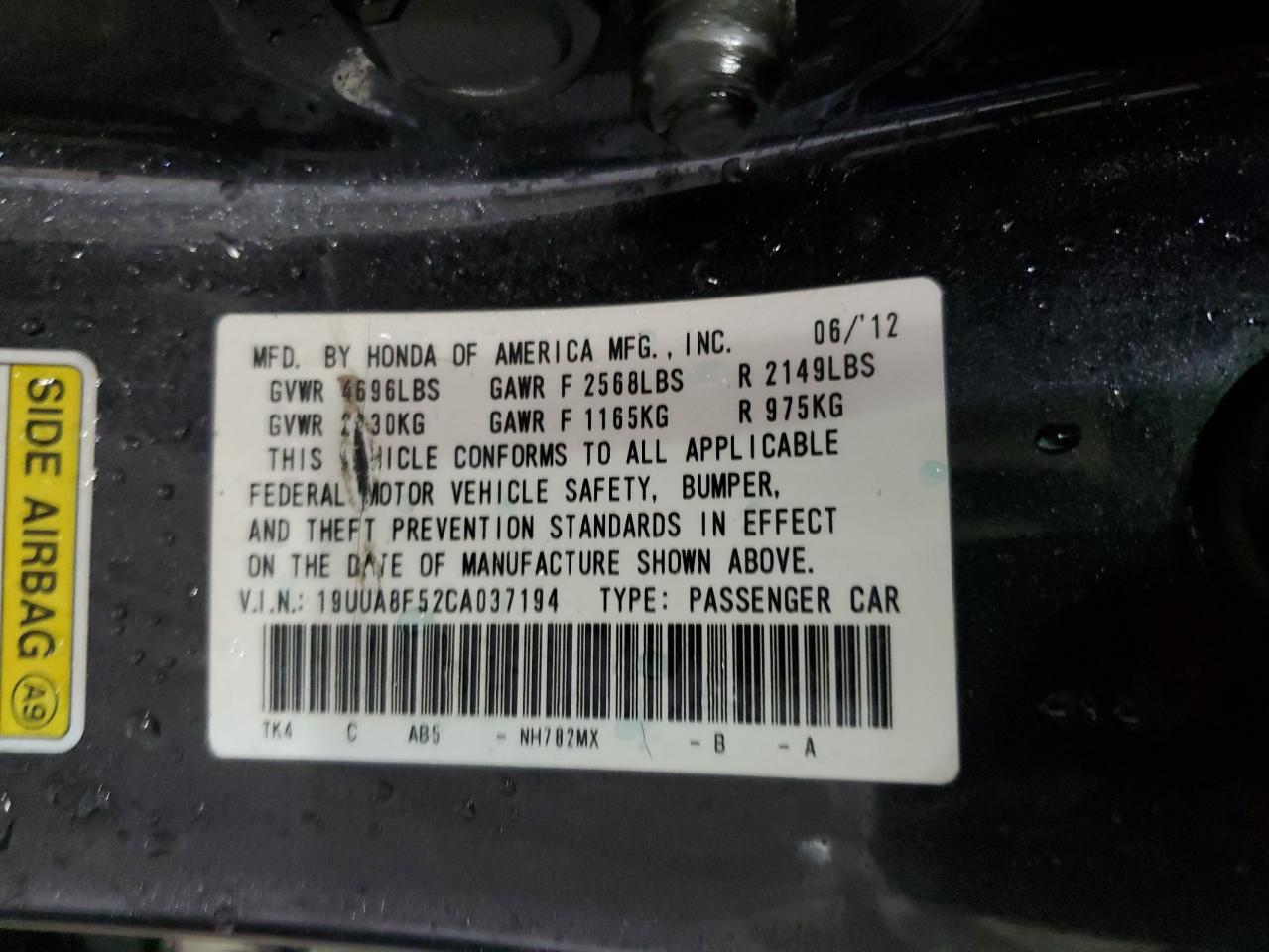 2012 Acura TL - Image 12