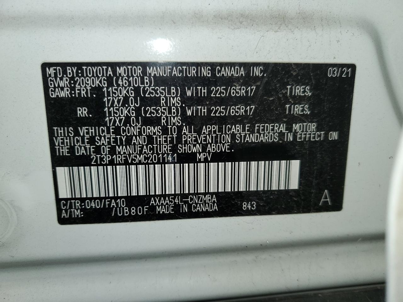 2021 Toyota RAV 4 - Image 13