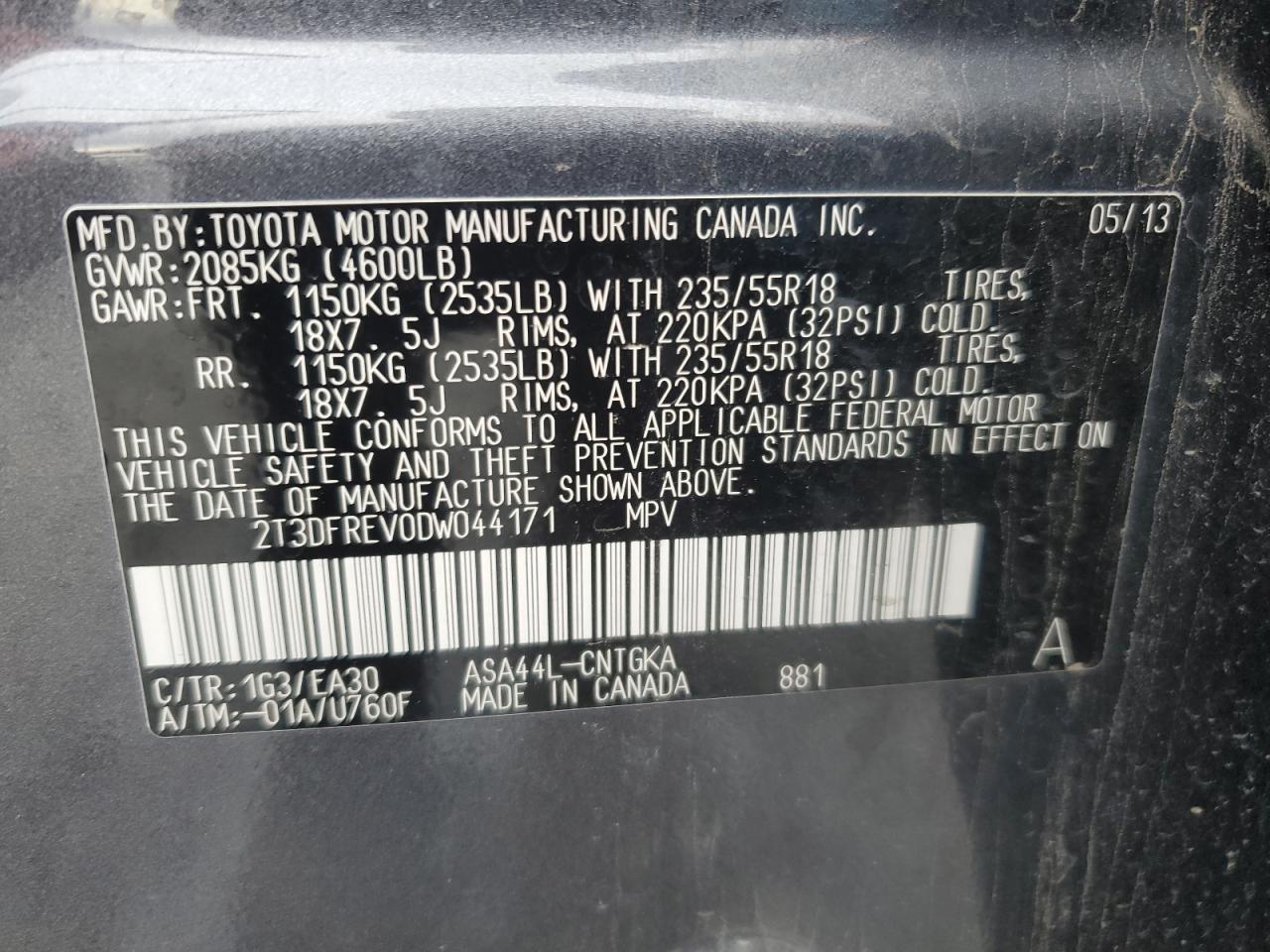 2013 Toyota RAV 4 - Image 14