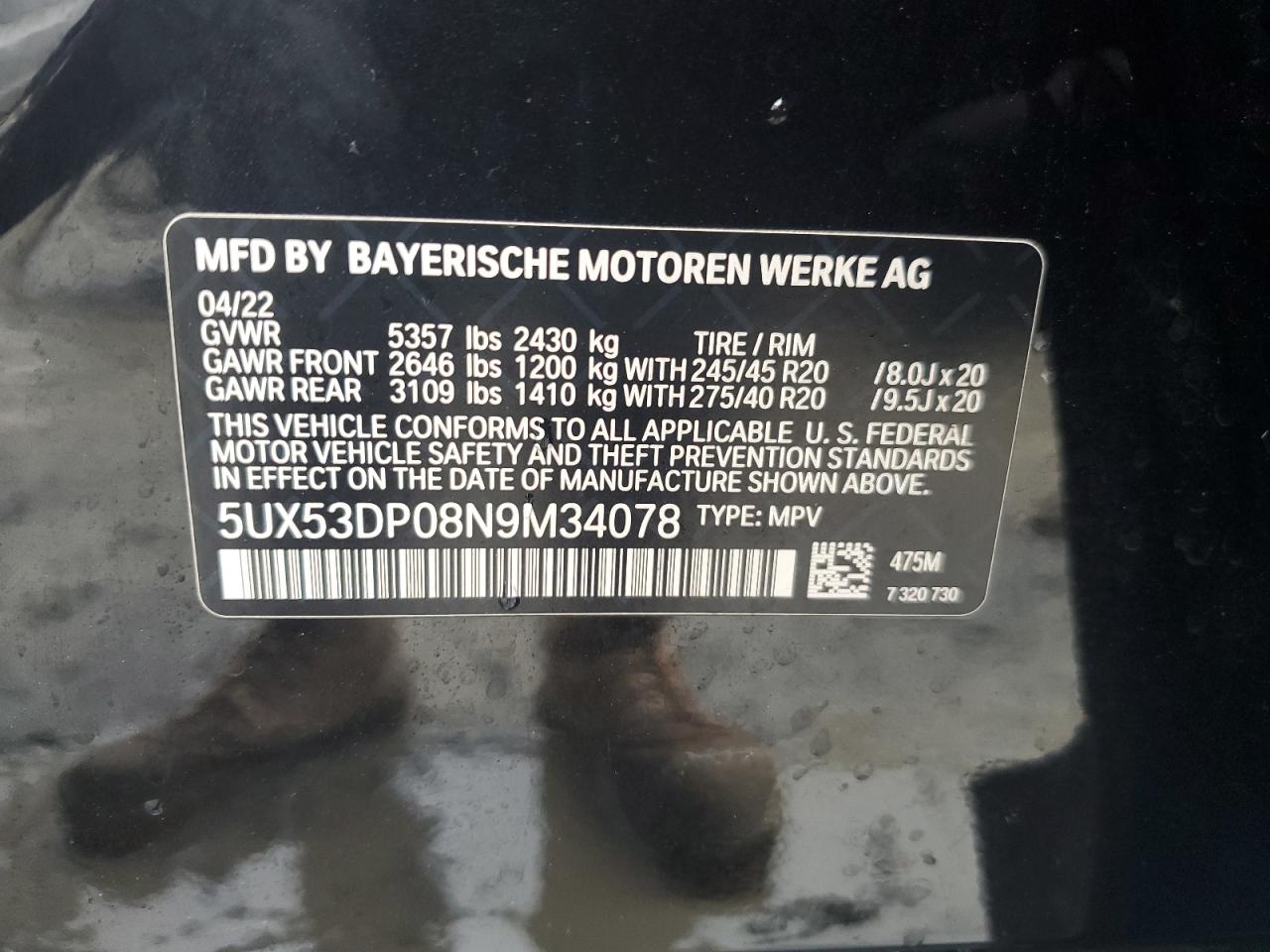 2022 BMW X3 - Image 13