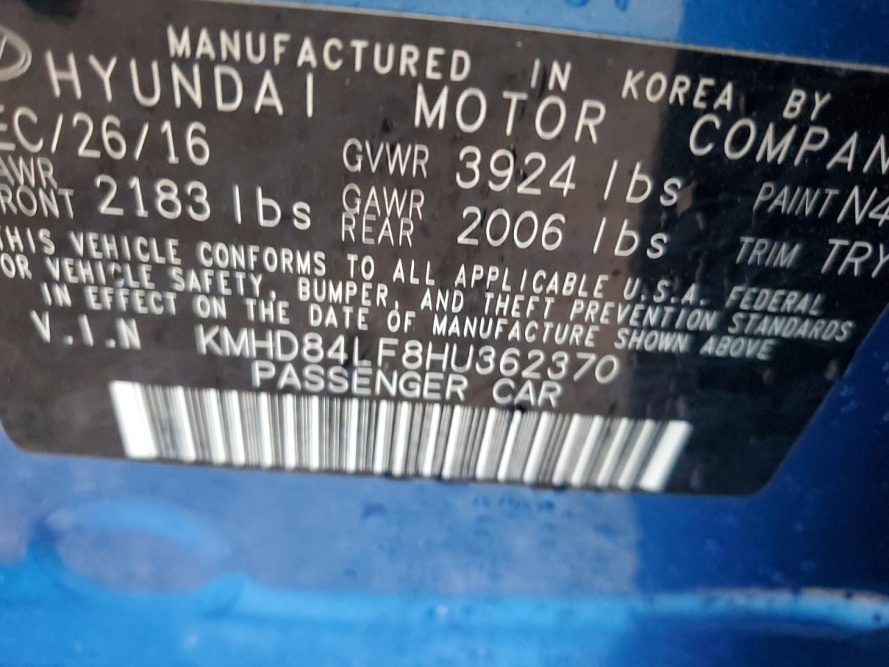 2017 Hyundai Elantra - Image 13