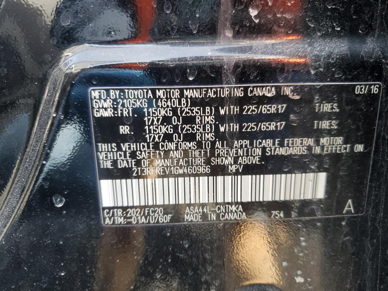 2016 Toyota RAV 4 - Image 13
