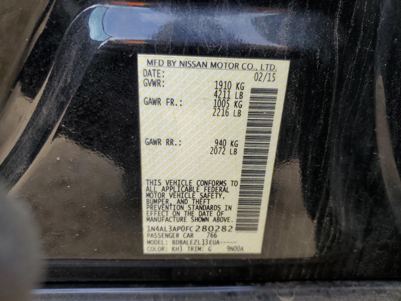 2015 Nissan Altima - Image 12