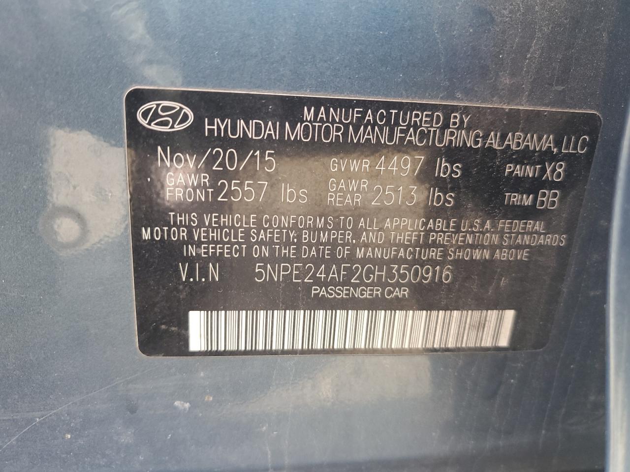 2016 Hyundai Sonata - Image 12