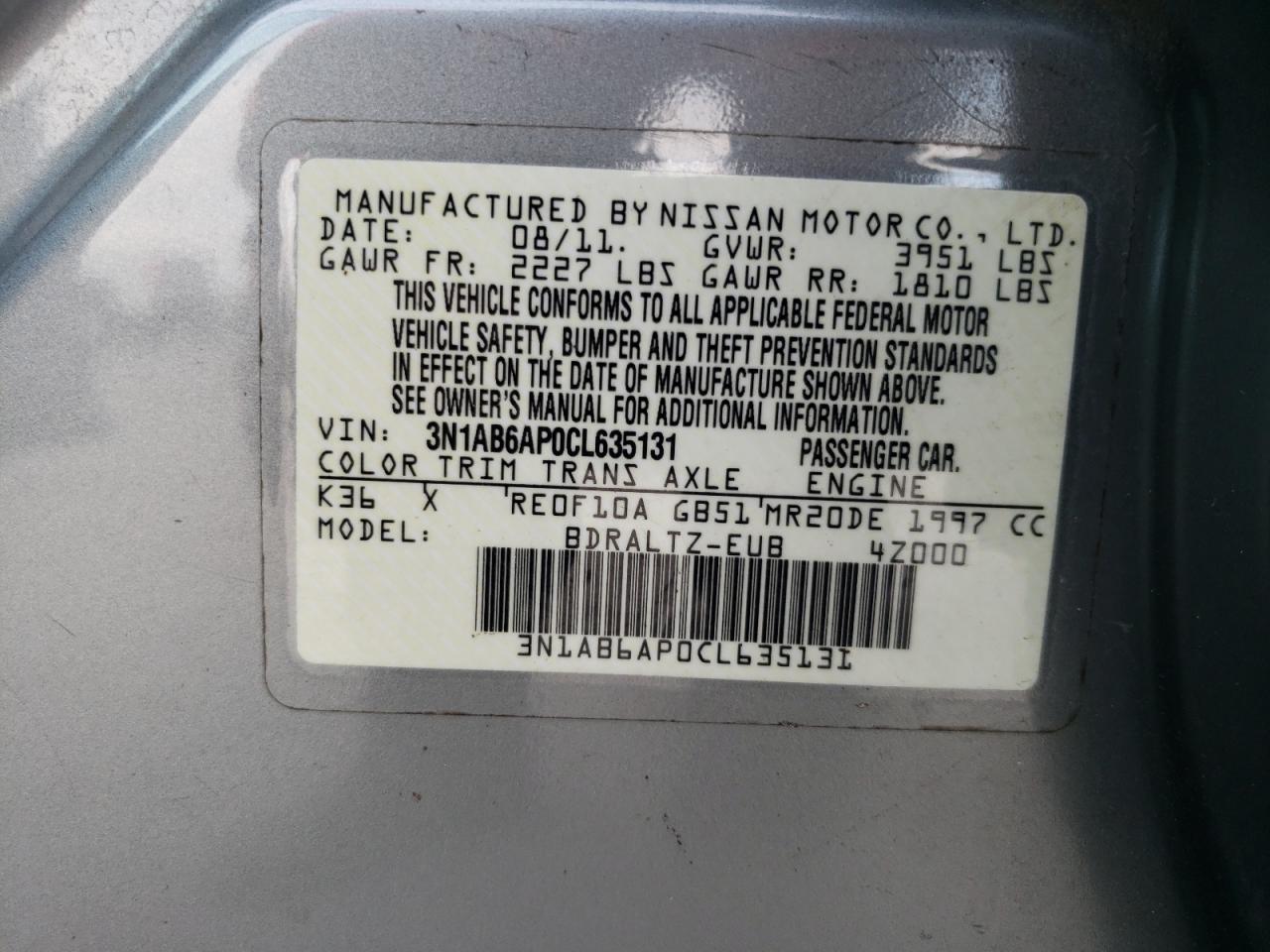 2012 Nissan Sentra - Image 13