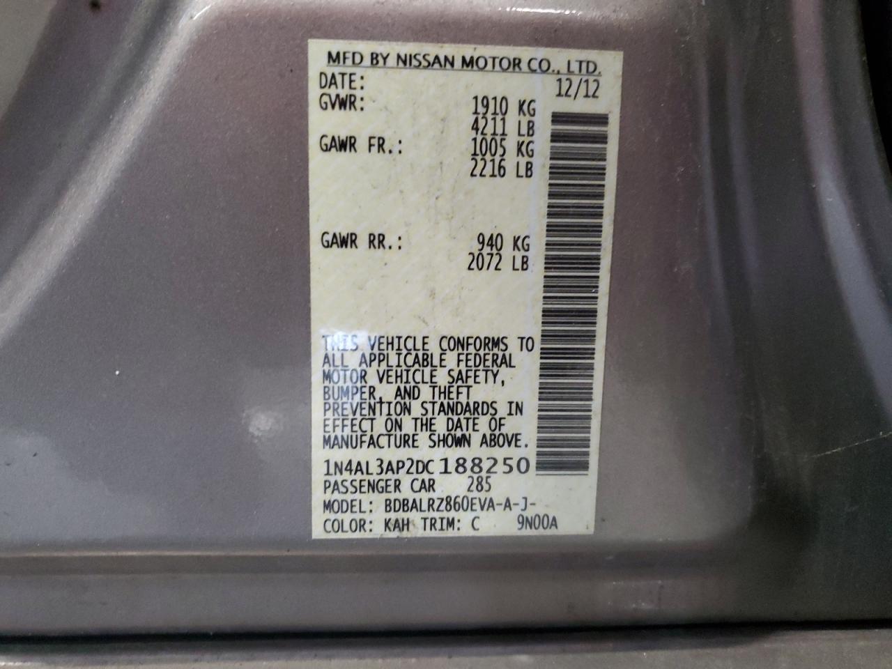 2013 Nissan Altima - Image 12