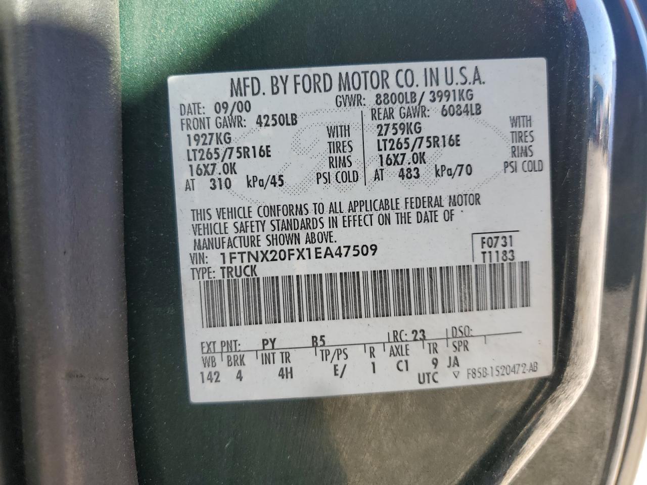 2001 Ford F250 - Image 12