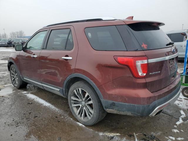  FORD EXPLORER 2016 Red