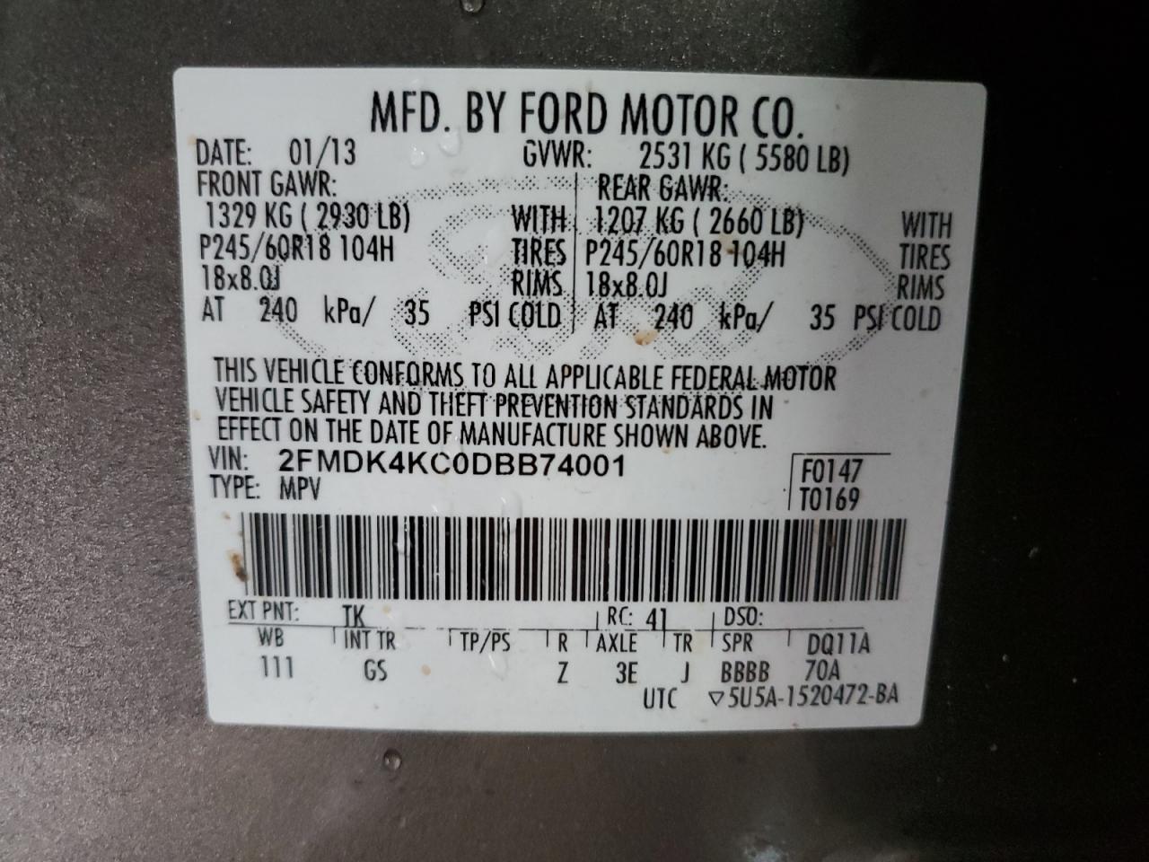 2013 Ford Edge - Image 15