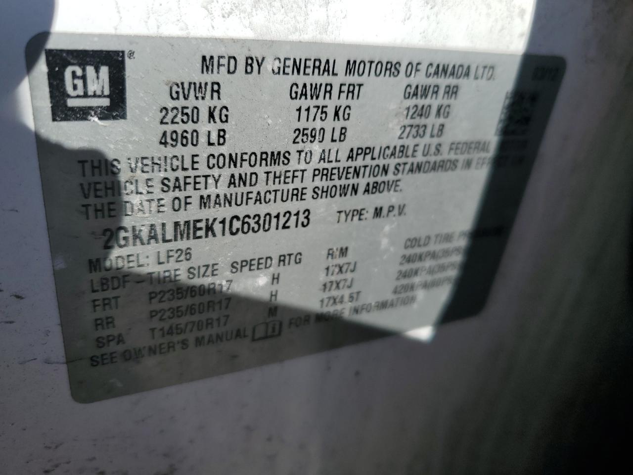 2012 GMC Terrain - Image 13