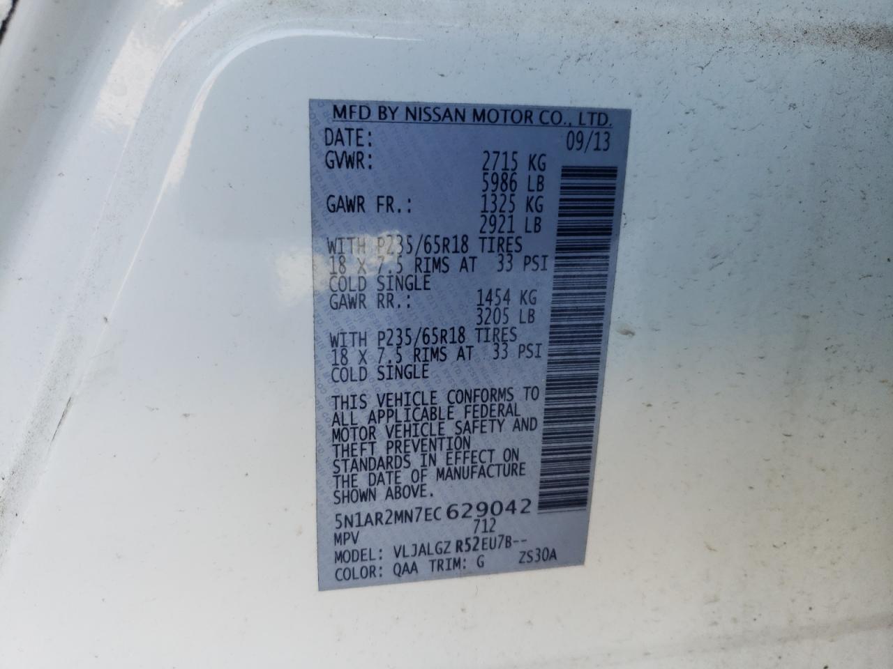 2014 Nissan Pathfinder - Image 13