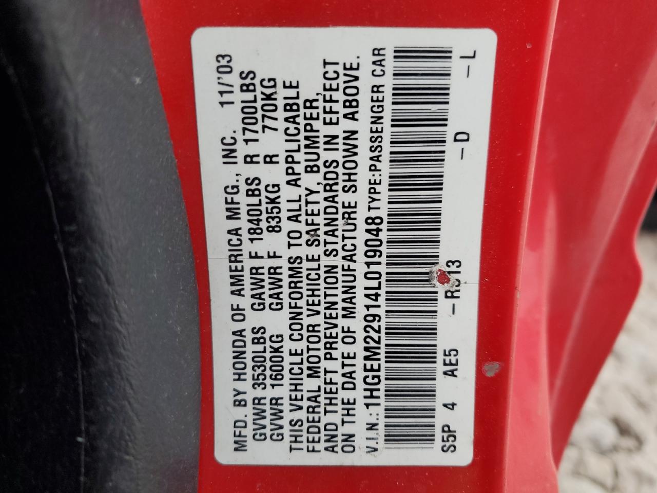 2004 Honda Civic - Image 12