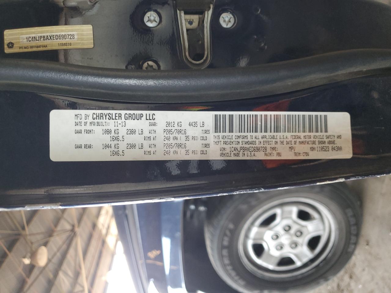 2014 Jeep Liberty (Patriot) - Image 12