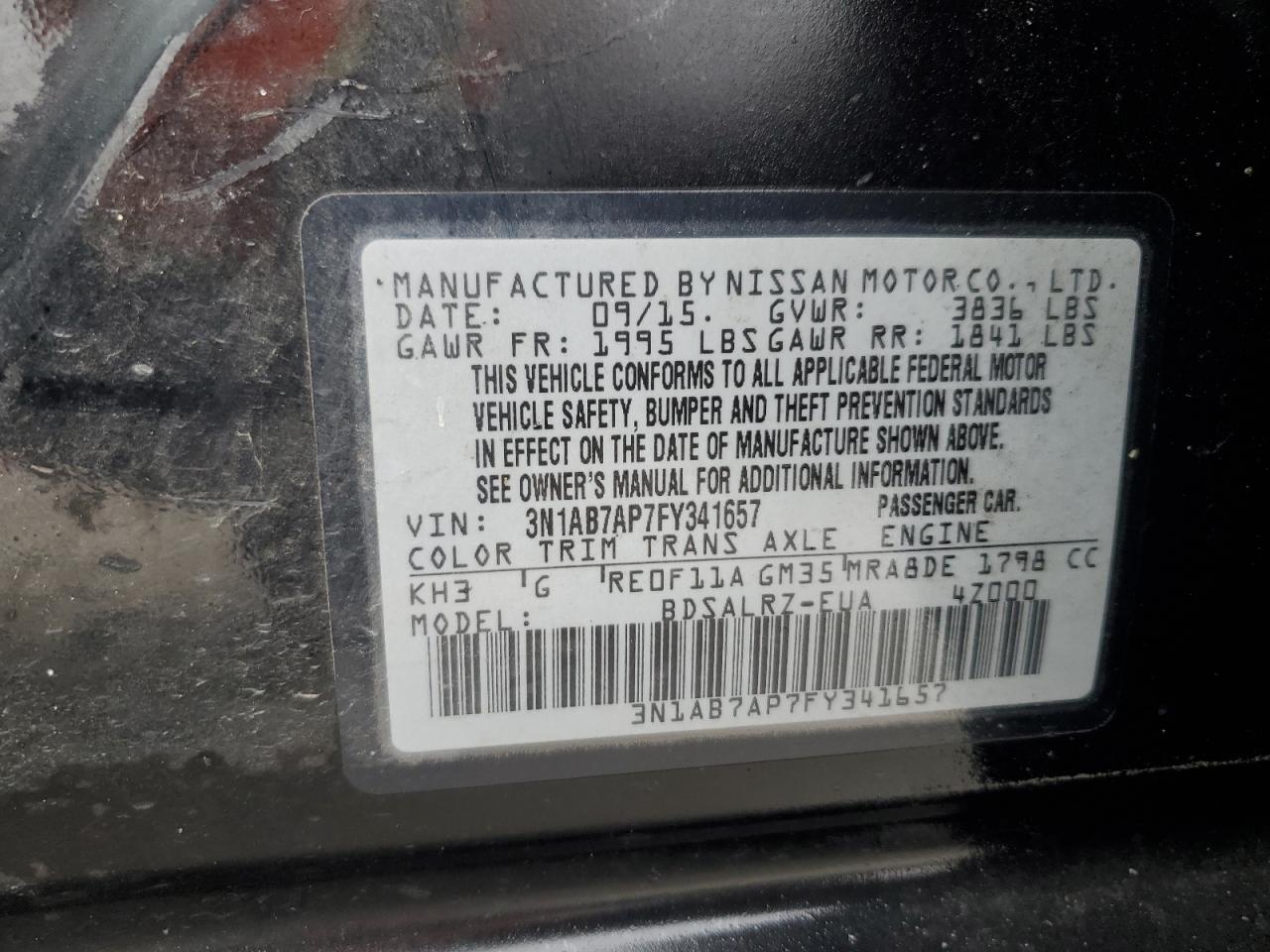 2015 Nissan Sentra - Image 13