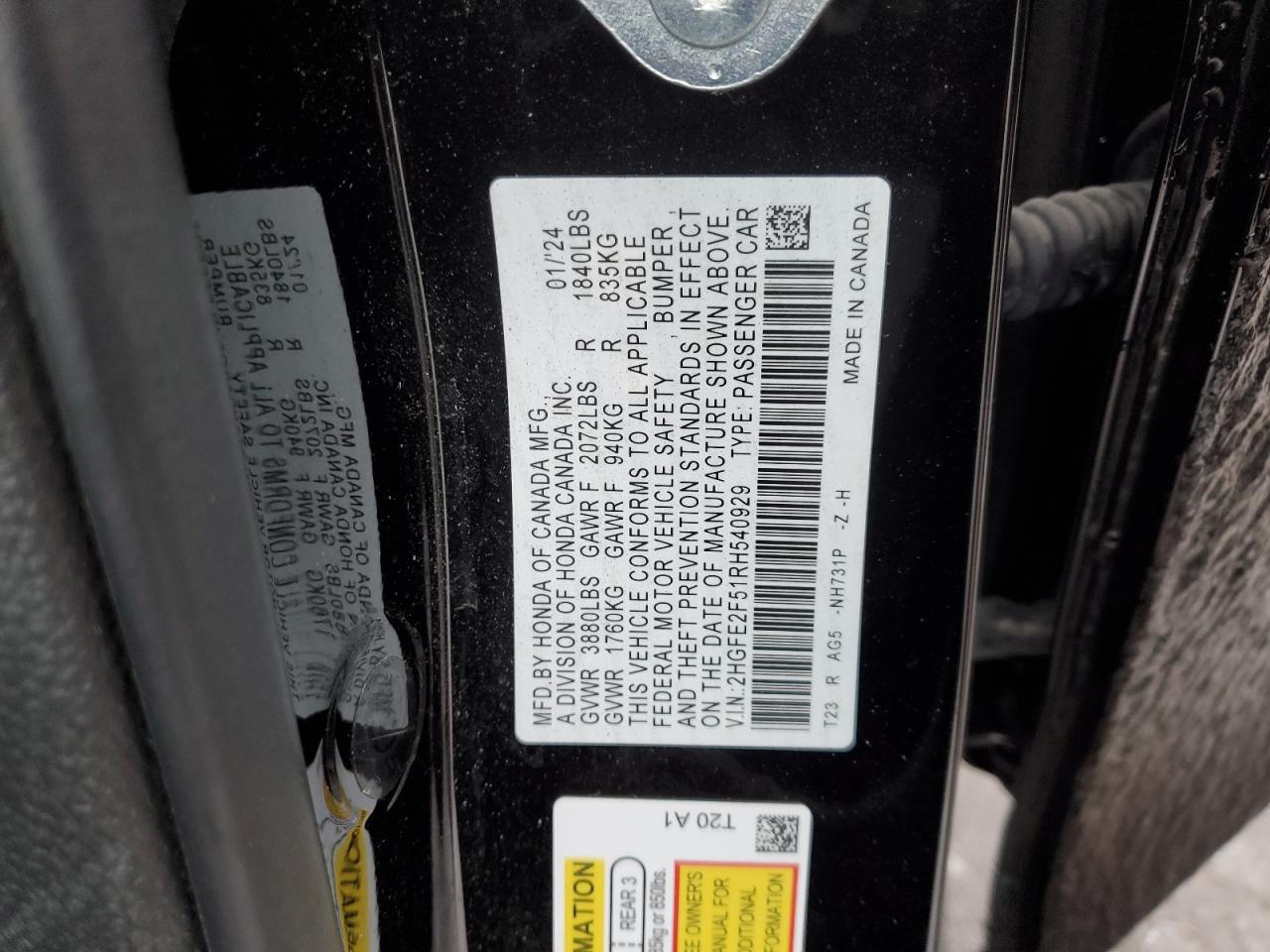 2024 Honda Civic - Image 12
