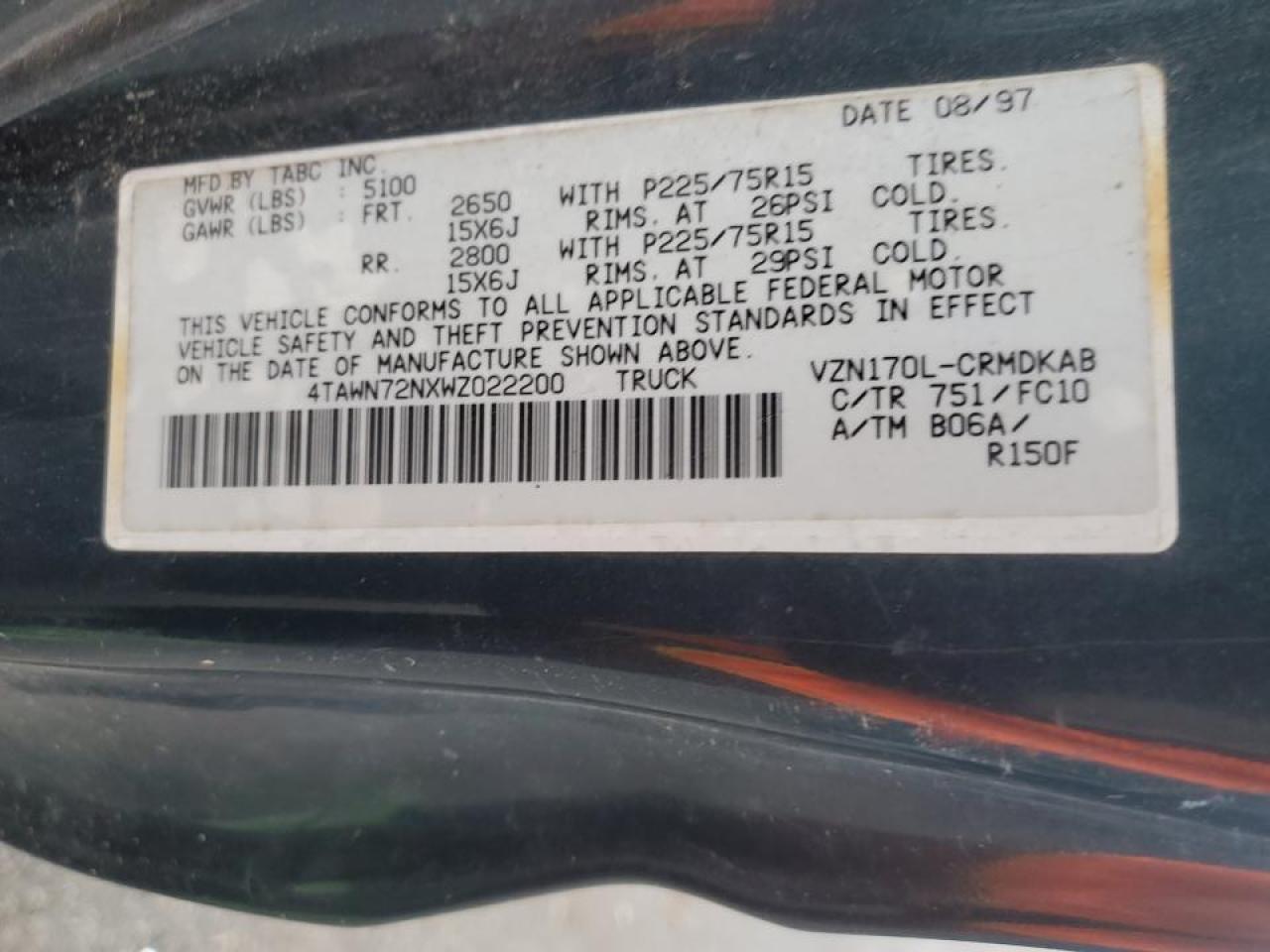 1998 Toyota Tacoma - Image 12