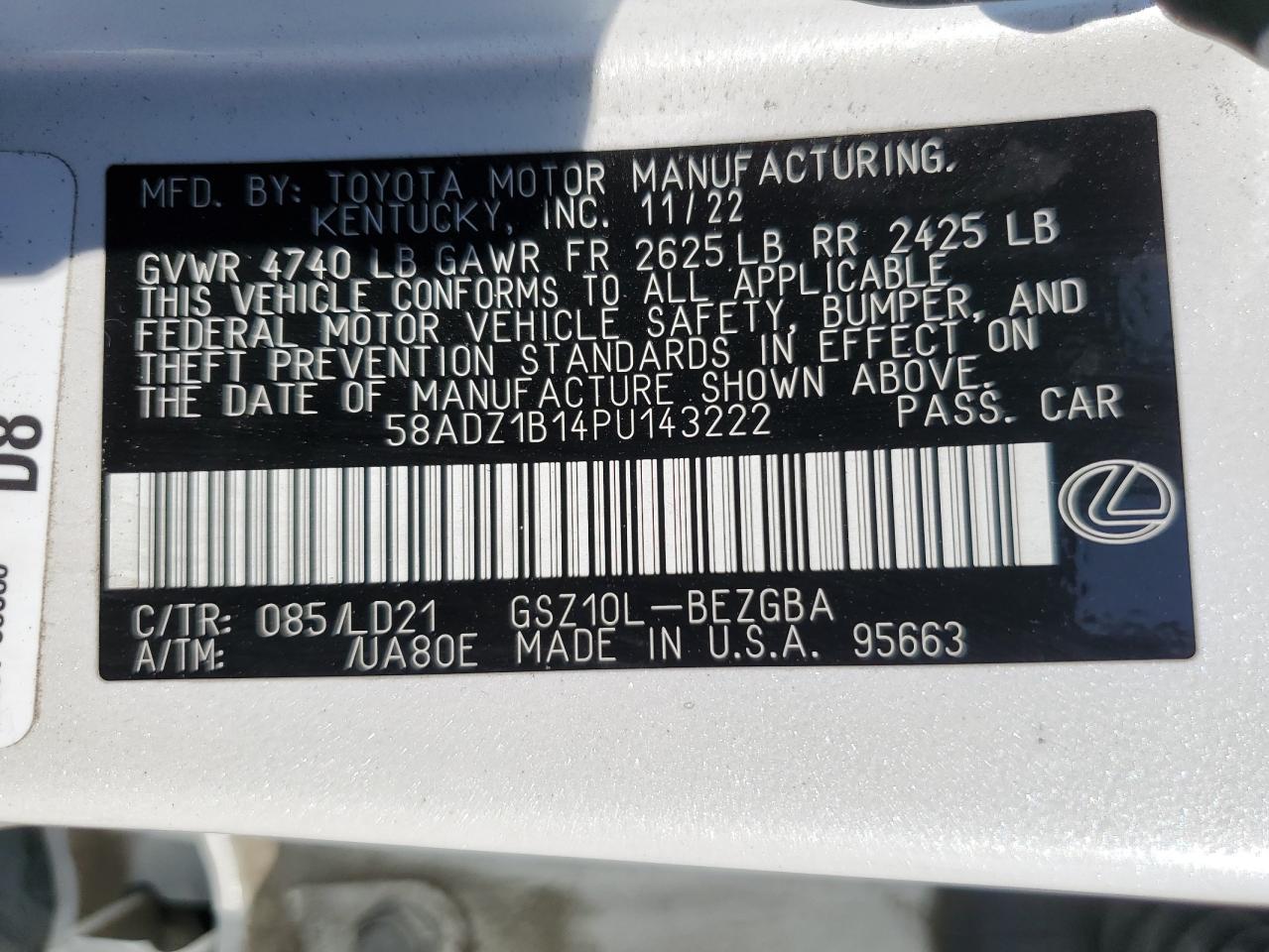 2023 Lexus ES - Image 13