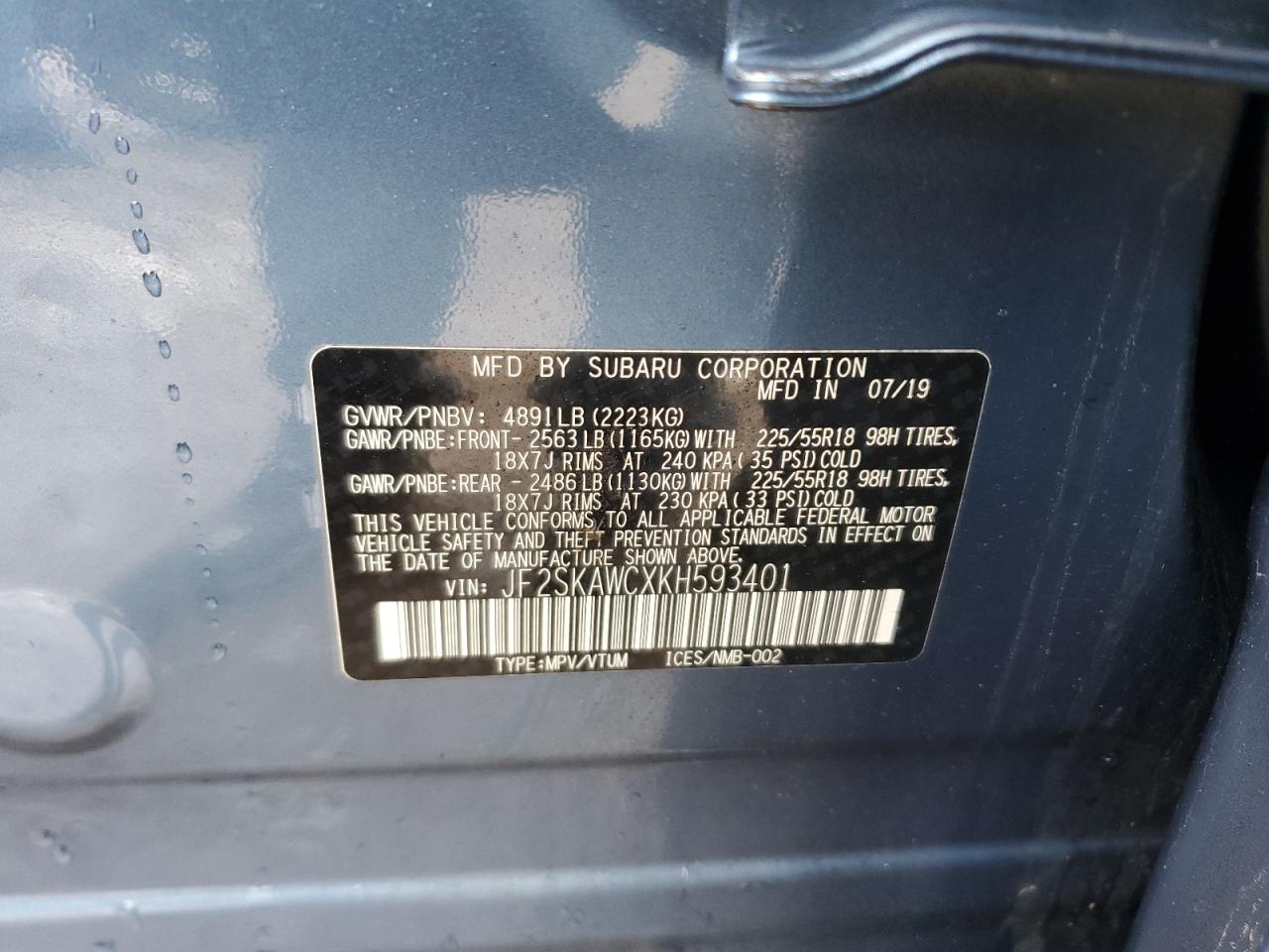 2019 Subaru Forester - Image 13
