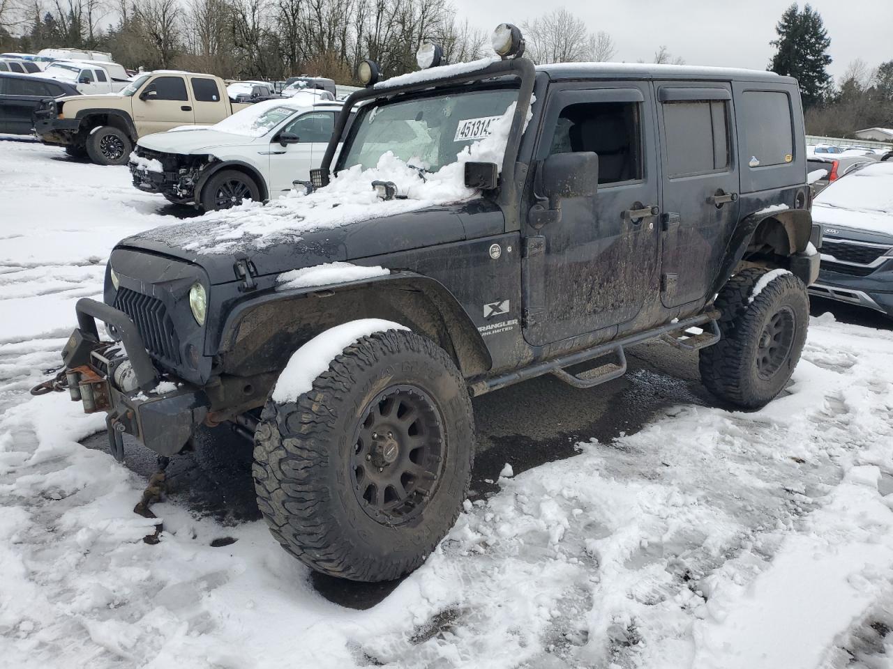2009 Jeep Wrangler Unlimited X de vânzare în Portland, OR - Side