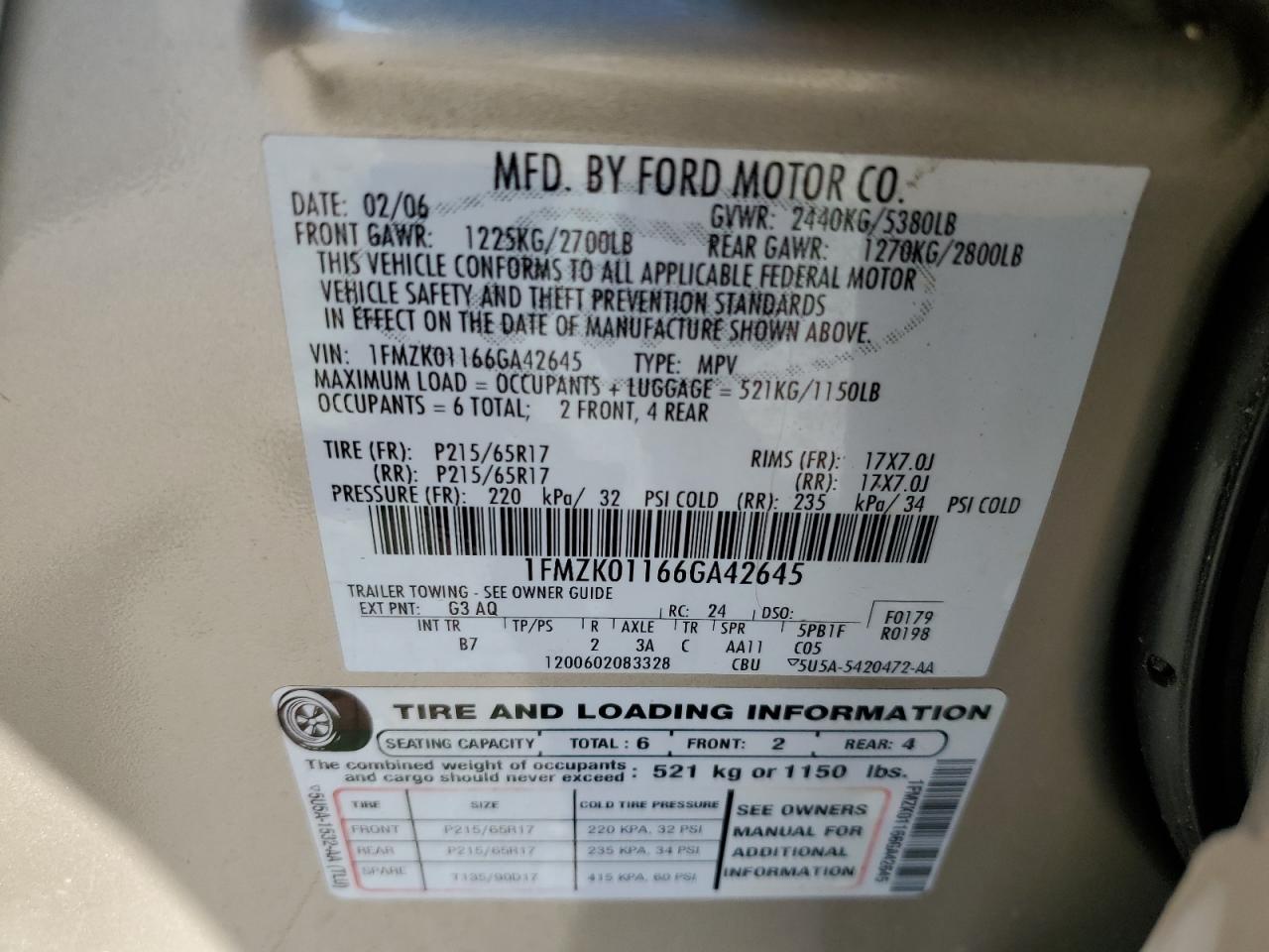 2006 Ford Freestyle - Image 13