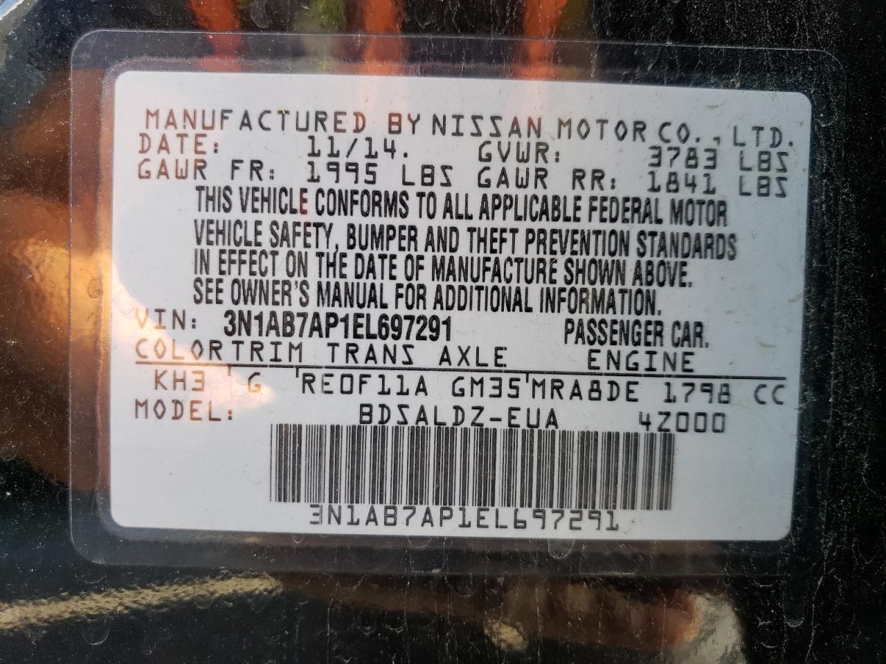 2014 Nissan Sentra - Image 13