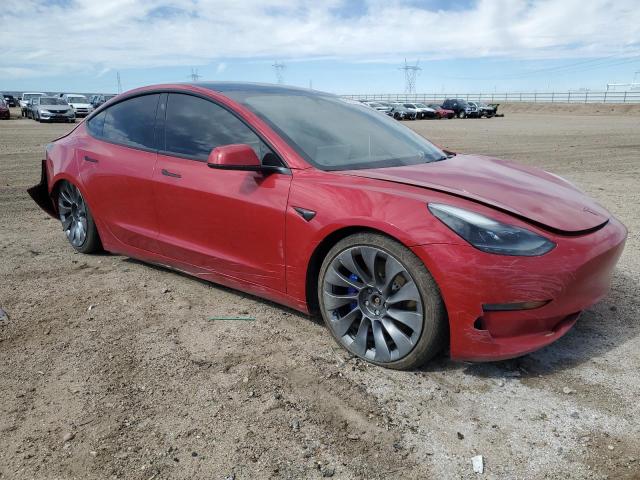  TESLA MODEL 3 2023 Красный
