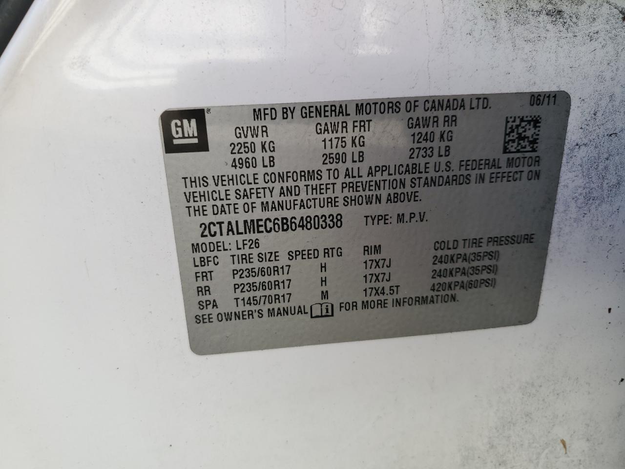 2011 GMC Terrain - Image 13