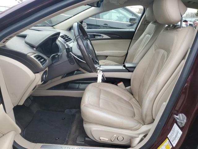  LINCOLN MKZ 2017 Burgundy