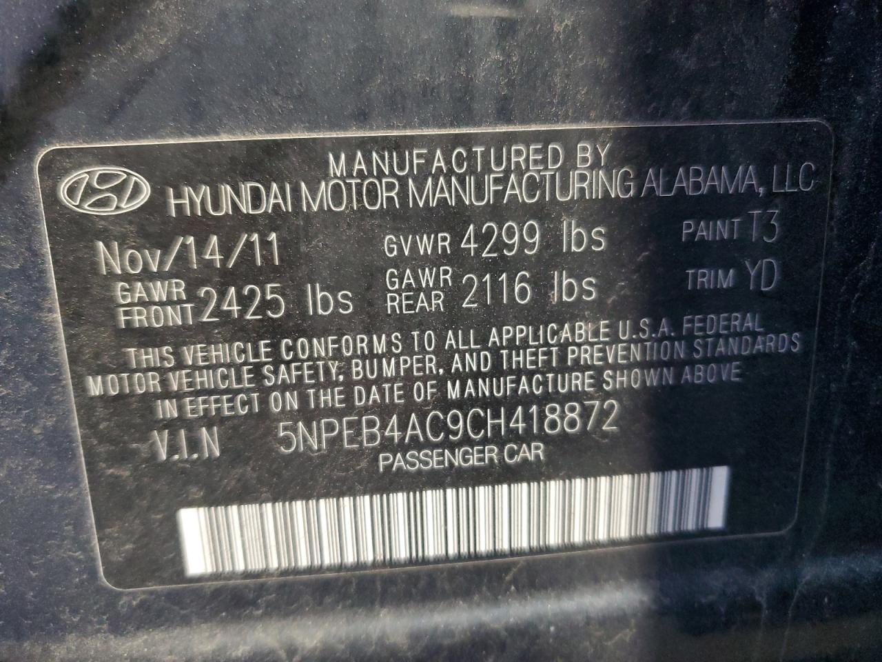 2012 Hyundai Sonata - Image 12