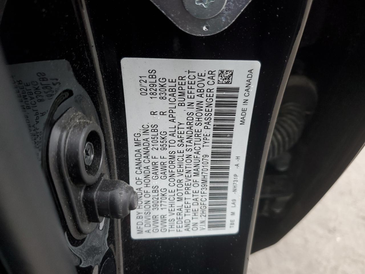 2021 Honda Civic - Image 15