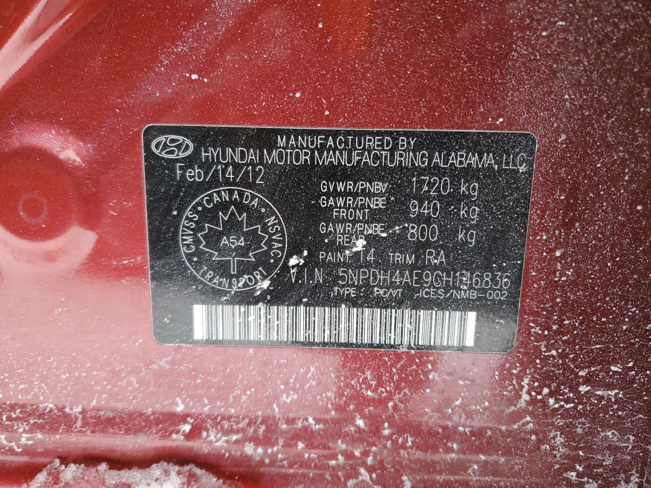 2012 Hyundai Elantra - Image 12