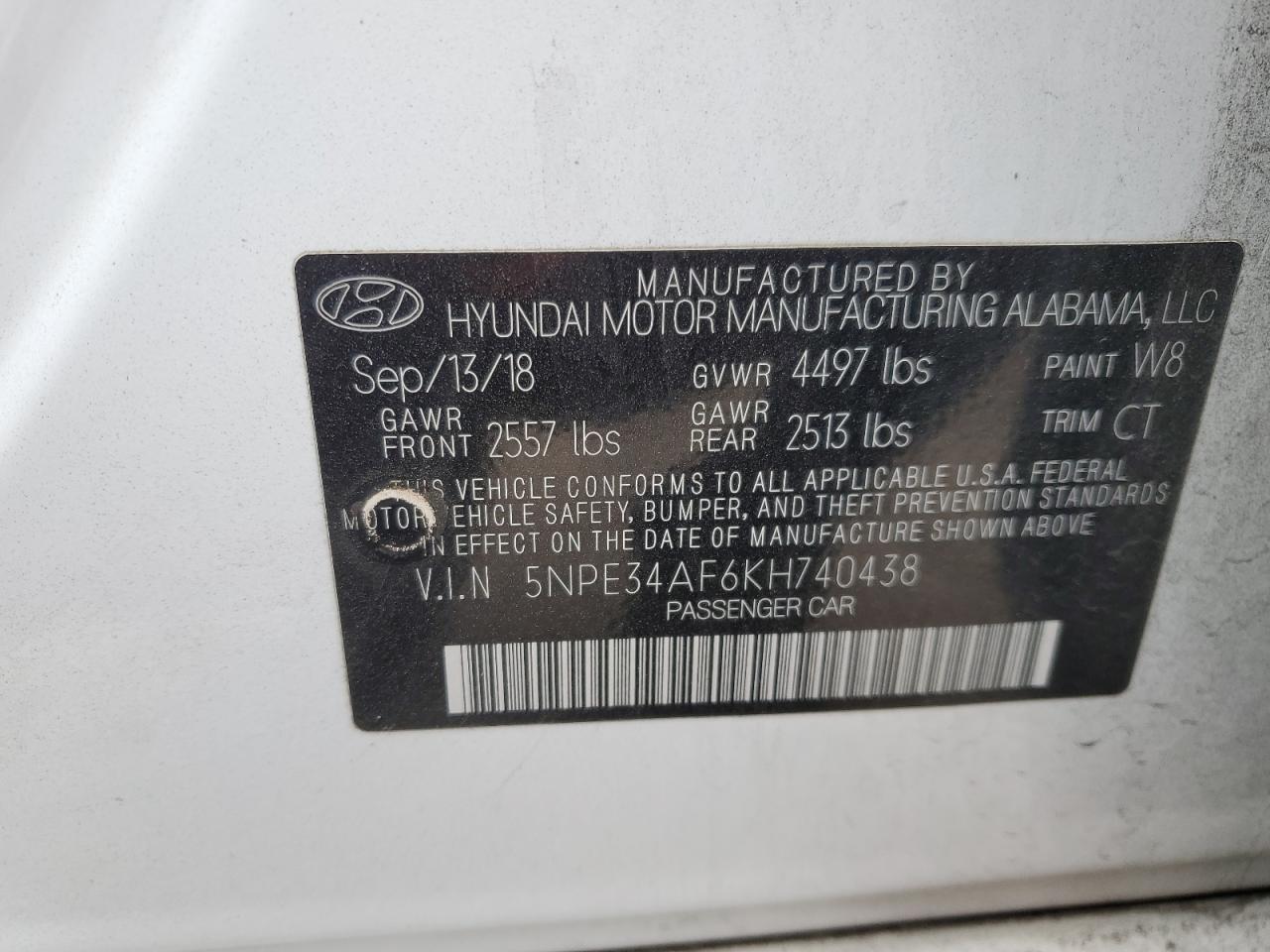 2019 Hyundai Sonata - Image 12