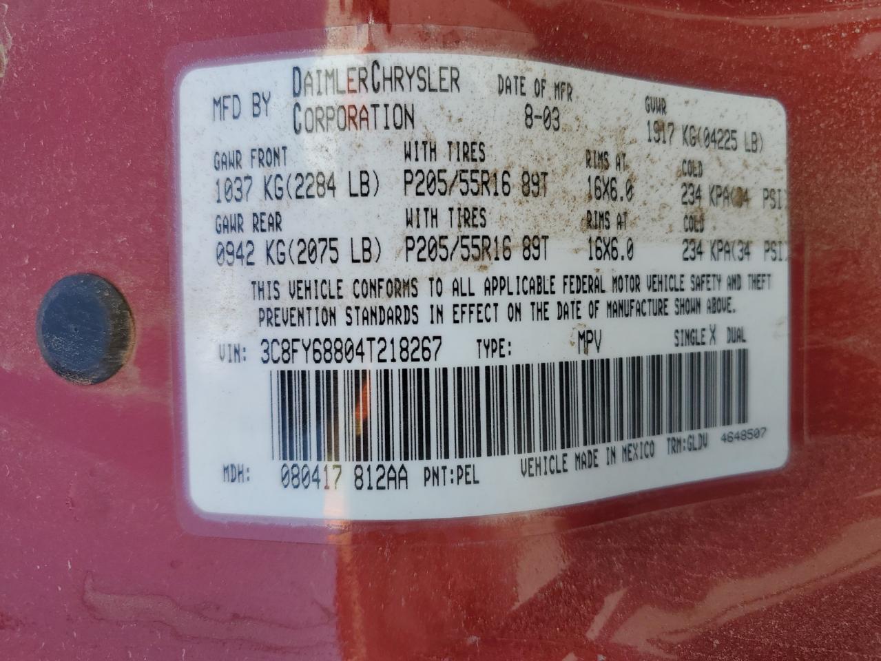2004 Chrysler PT Cruiser - Image 12