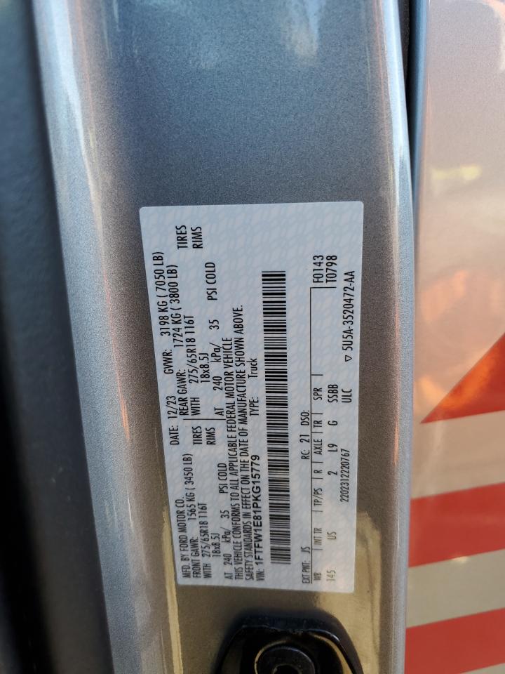 1FTFW1E81PKG15779 FORD F-150 2023