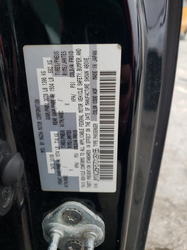 2007 Mazda Mx-5 Miata VIN: JM1NC25F670129165 Lot: 43459145