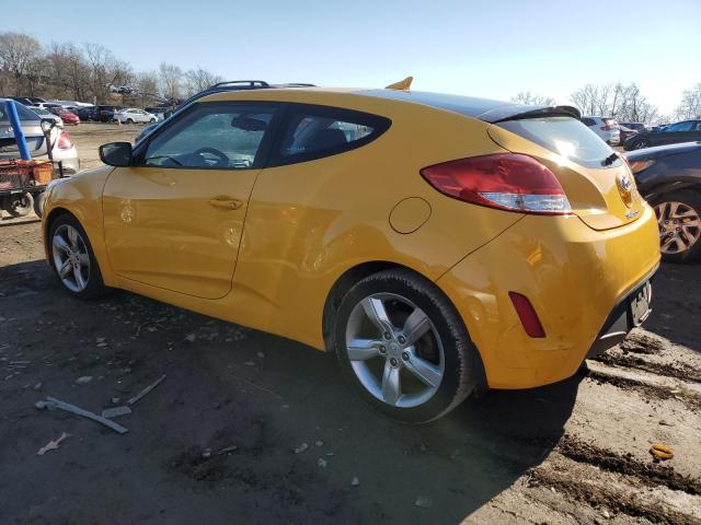  HYUNDAI VELOSTER 2012 Желтый