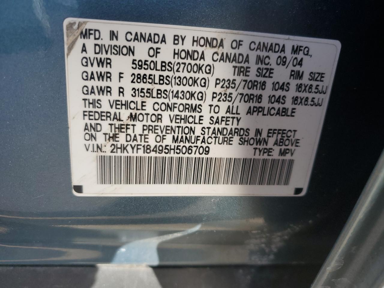2005 Honda Pilot - Image 15