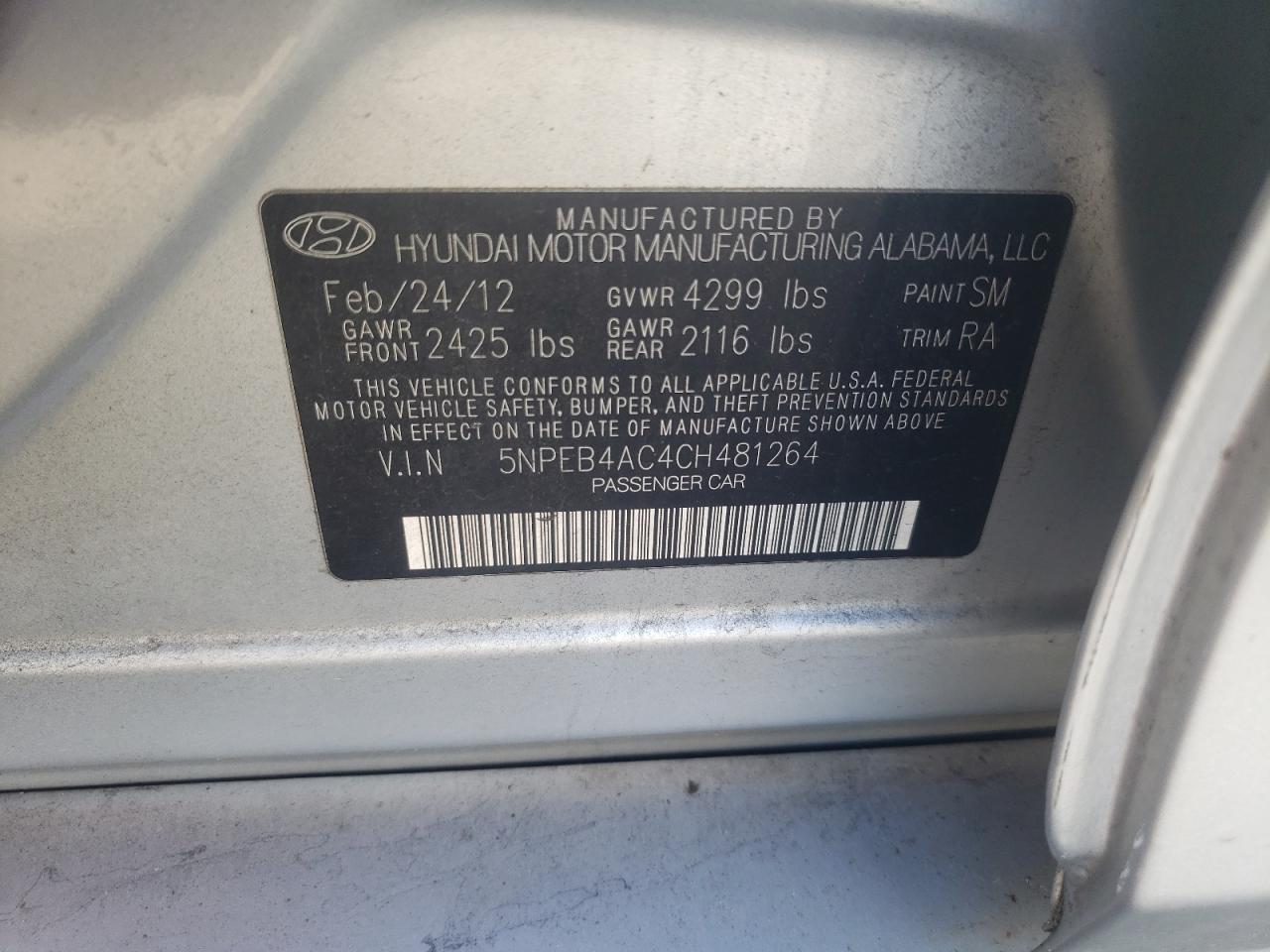 2012 Hyundai Sonata - Image 12
