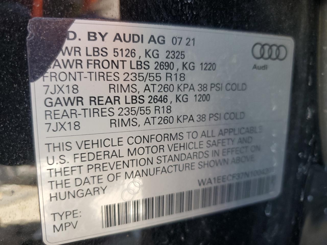 2022 Audi Q3 - Image 13