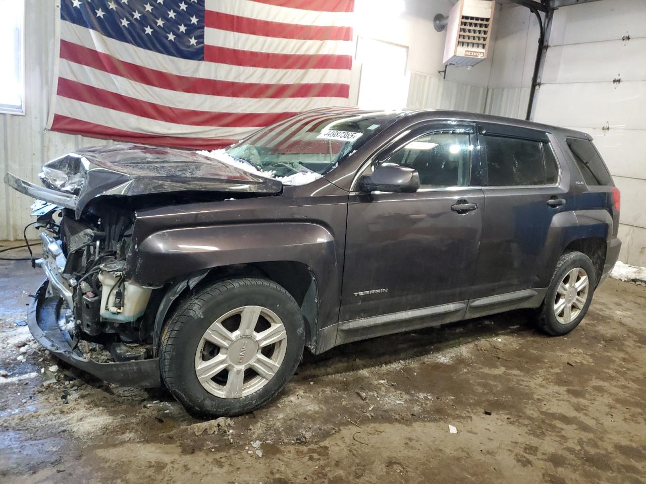 2016 Gmc Terrain Sle продається в Lyman, ME - Front End