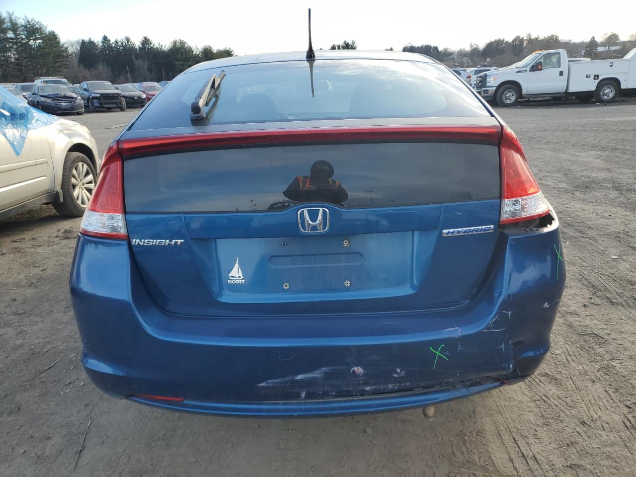 2011 Honda Insight Ex VIN: JHMZE2H78BS006950 Lot: 45938965