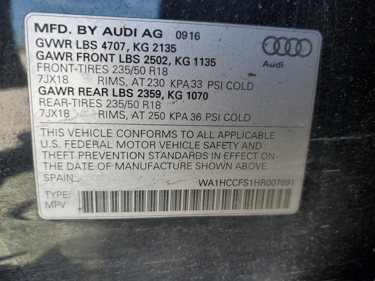 2017 Audi Q3 - Image 15