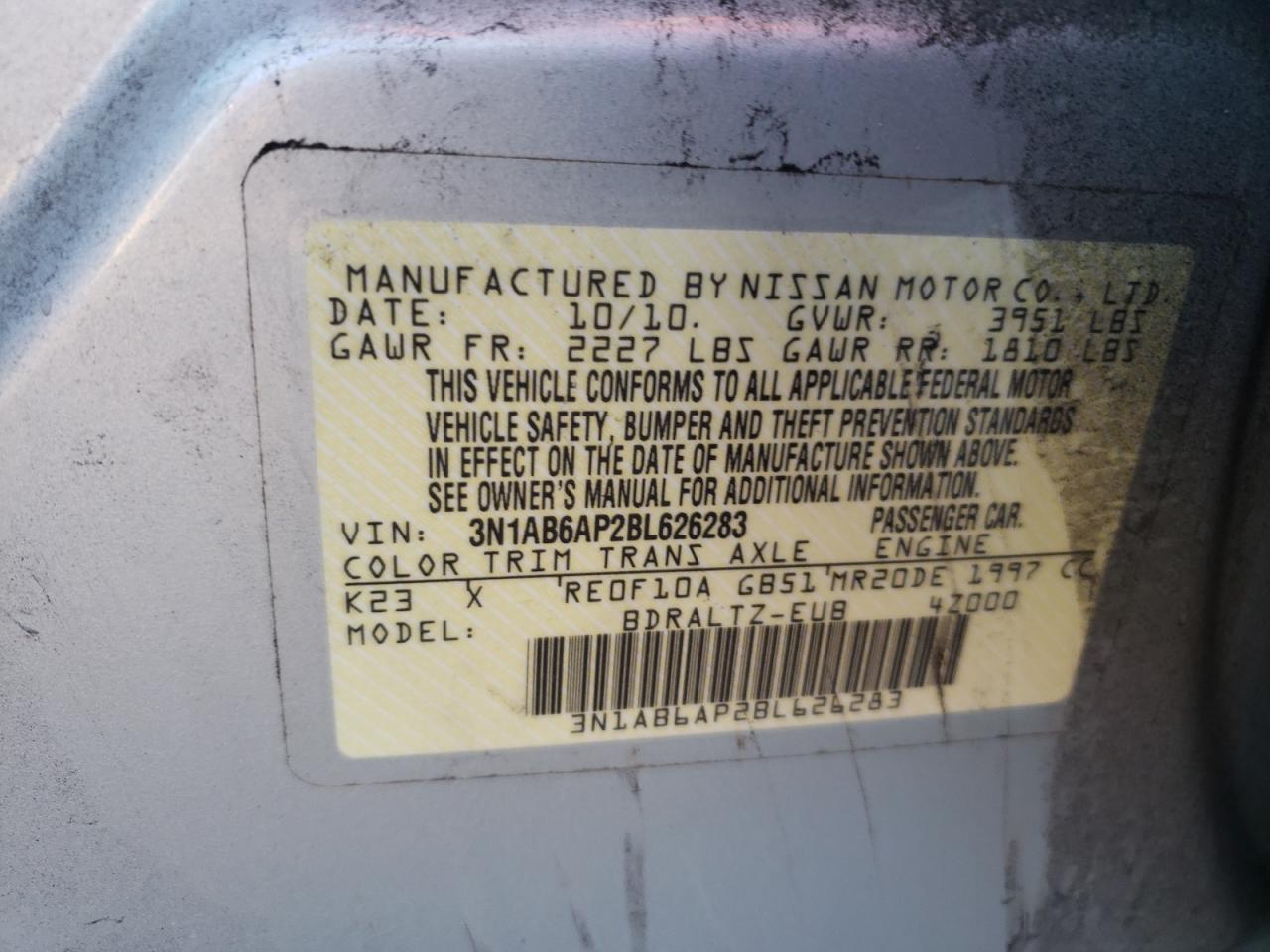 2011 Nissan Sentra - Image 12