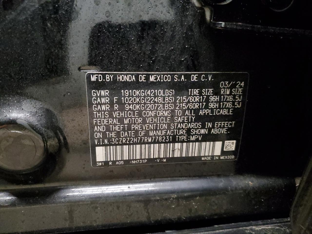 2024 Honda HR-V - Image 14