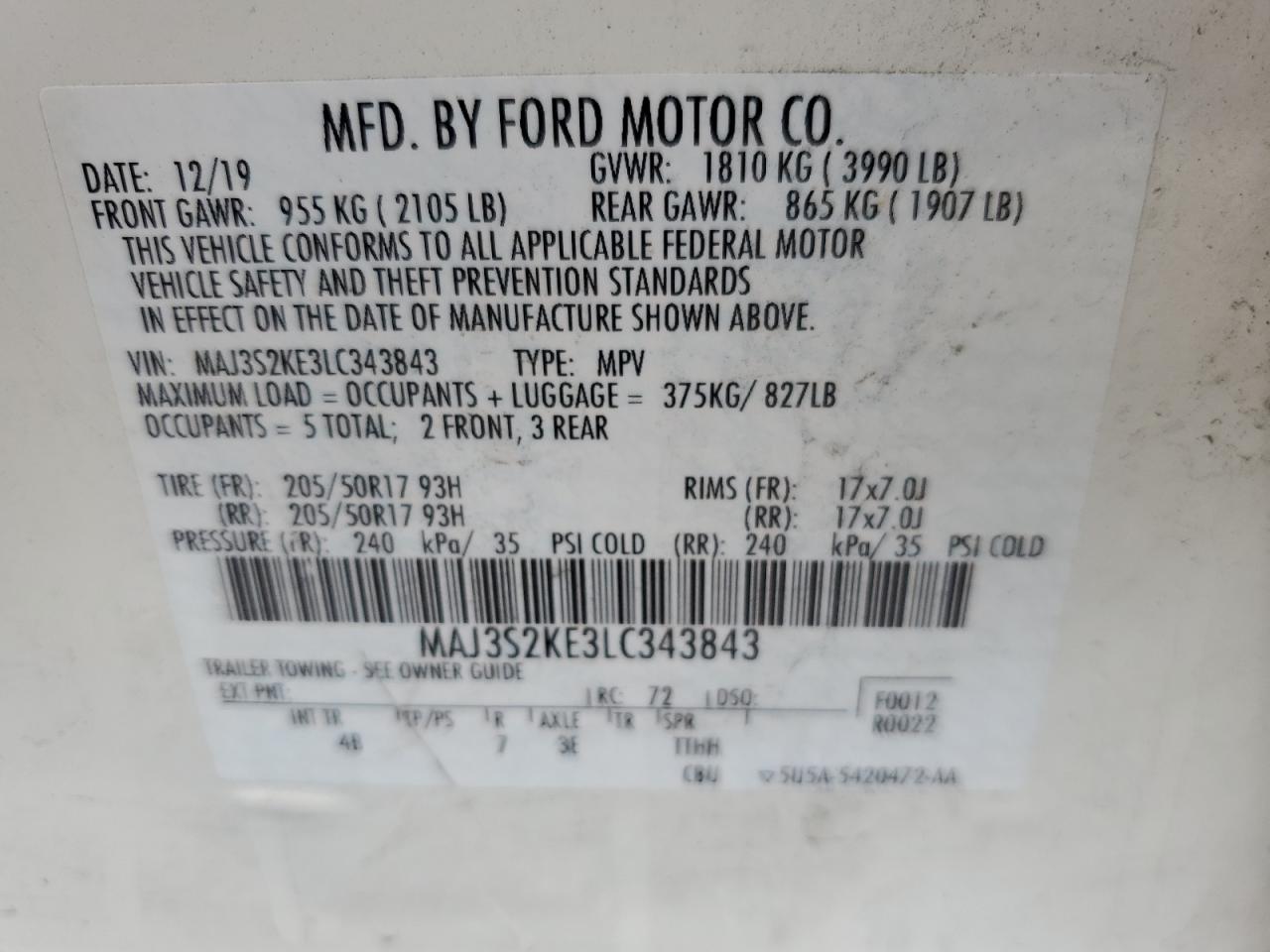 2020 Ford EcoSport - Image 14